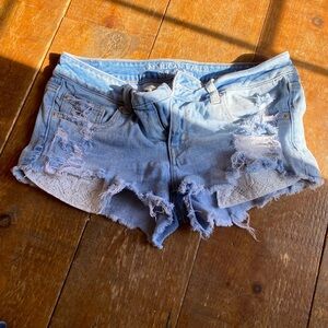 American Eagle Outfitters Women's Blue Denim Shorts